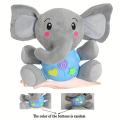 Plush Elephant Music Baby Toys Stuffed Animal Lights Baby Toys