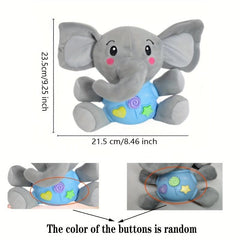 Plush Elephant Music Baby Toys Stuffed Animal Lights Baby Toys