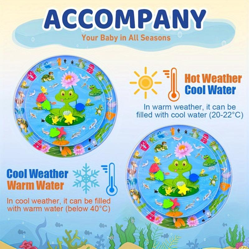 24 4inch Inflatable Baby Water Mat Early Education Fun Water Game Christmas Gift