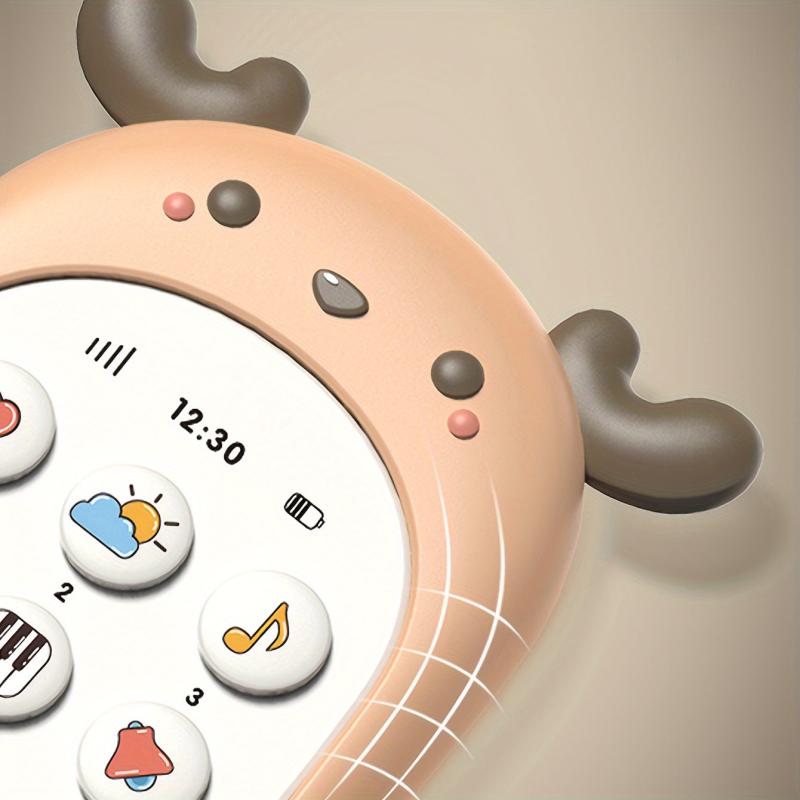 Baby Fawn Shape Teether Music Phone for Teething