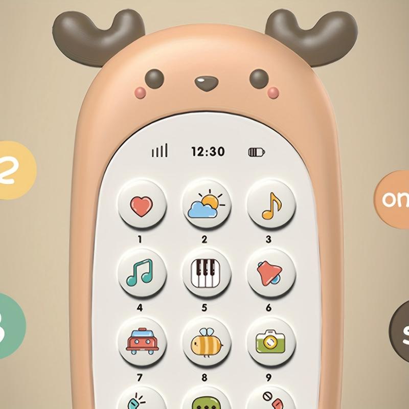 Baby Fawn Shape Teether Music Phone for Teething