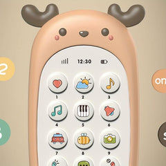 Baby Fawn Shape Teether Music Phone for Teething