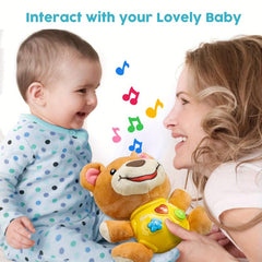 Baby Musical Toy Bear Infant Toy Baby Stuff Newborn Toy Press Button