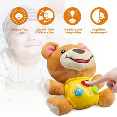 Baby Musical Toy Bear Infant Toy Baby Stuff Newborn Toy Press Button