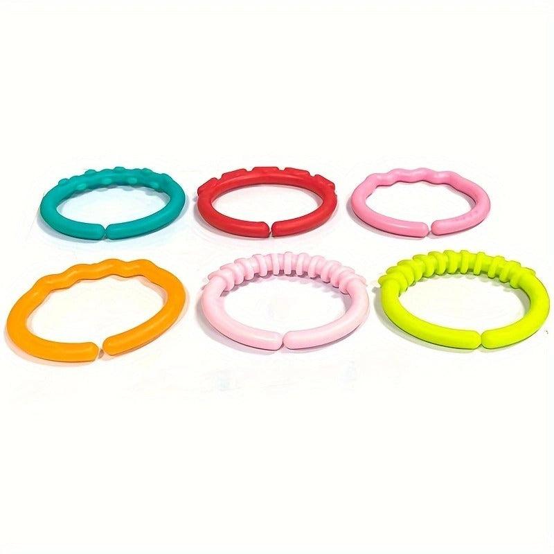 Plastic Connection Ring Toy Hanging Stroller Car Seat Crib Game Pad Toy
