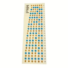 Guitar Scale Sticker Ukulele Starter Cardboard Sticker