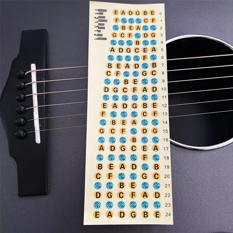 Guitar Scale Sticker Ukulele Starter Cardboard Sticker