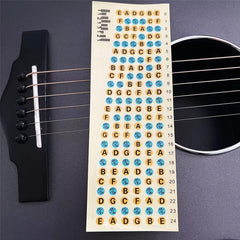 Guitar Scale Sticker Ukulele Starter Cardboard Sticker