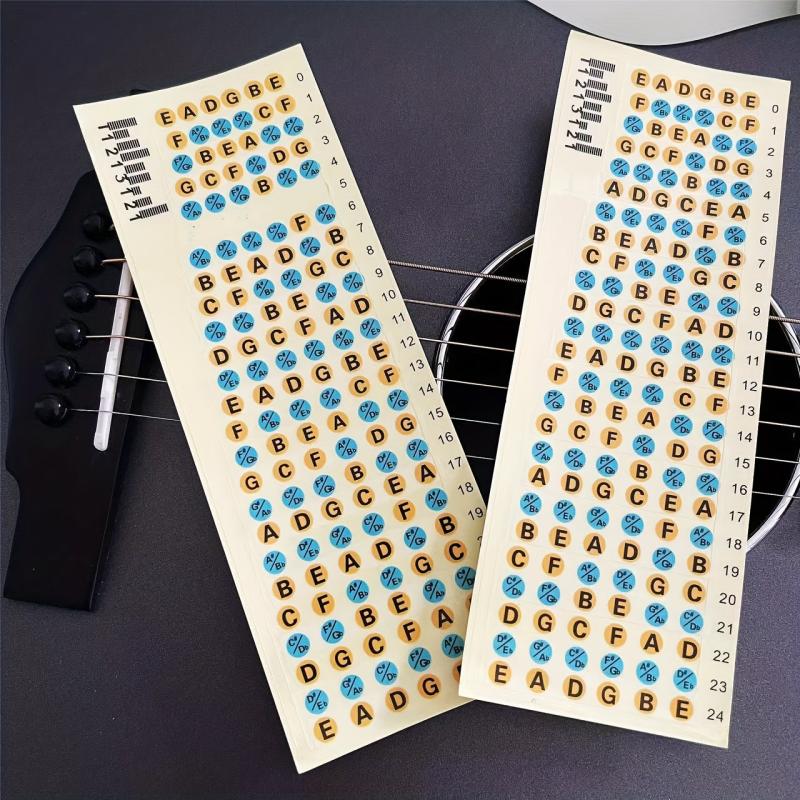 Guitar Scale Sticker Ukulele Starter Cardboard Sticker