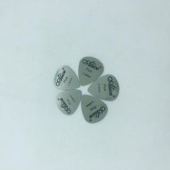 10pcs Professional 0.3mm Metal Guitar Pick Silver Bass Ukulele Guitar Playing