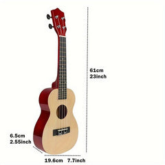 23 inch Concert Ukulele Mahogany Wood with Gig Bag