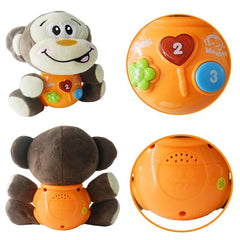 Monkey Music Baby Toy Stuffed Animal Lights Musical Toys for Baby Boys and Girls