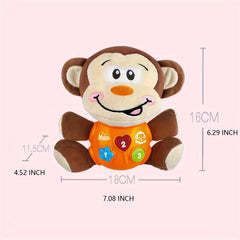 Monkey Music Baby Toy Stuffed Animal Lights Musical Toys for Baby Boys and Girls