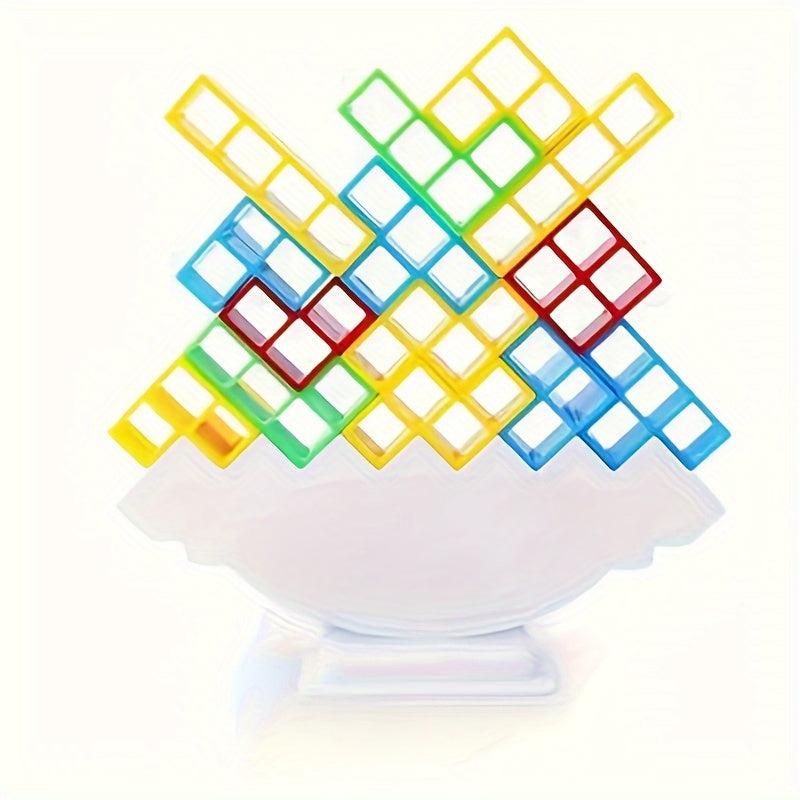 Cube Jenga Toy for Toddlers - Concentration Training