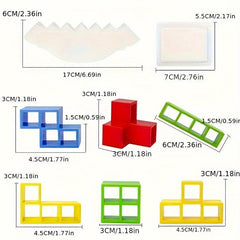 Cube Jenga Toy for Toddlers - Concentration Training