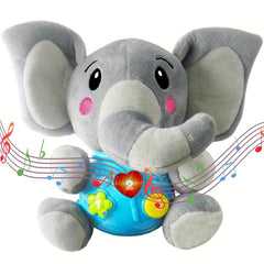 Plush Elephant Music Baby Toys 0-12 Months Stuffed Animal