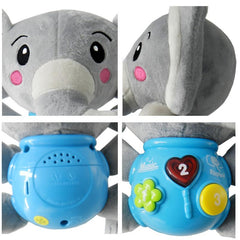 Plush Elephant Music Baby Toys 0-12 Months Stuffed Animal