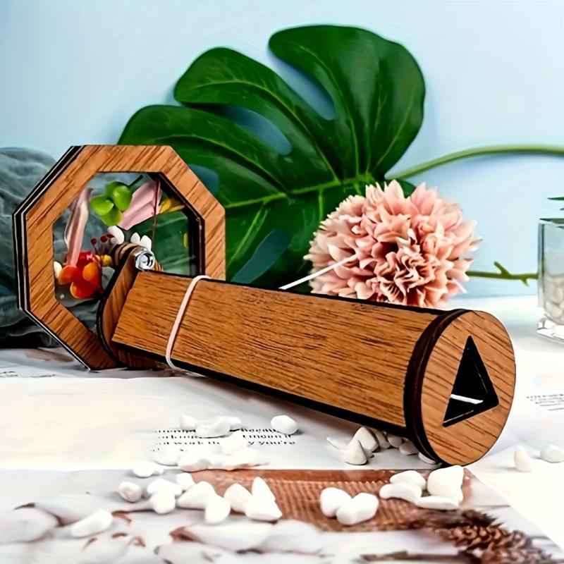 Wooden DIY Kaleidoscope Set for Kids, Unlock Creative Imagination