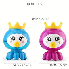 Kids Octopus Shower Head Bath Toy Water Play