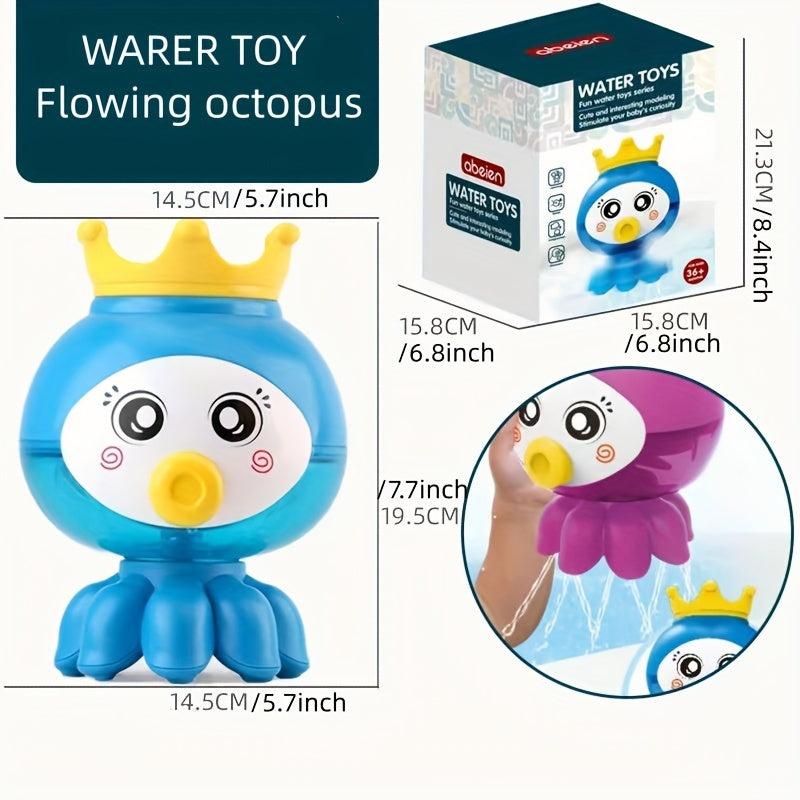 Kids Octopus Shower Head Bath Toy Water Play