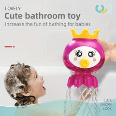 Kids Octopus Shower Head Bath Toy Water Play