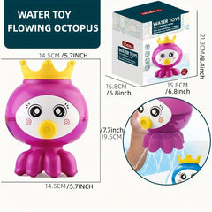 Kids Octopus Shower Head Bath Toy Water Play