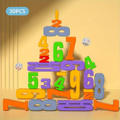 30pcs Digital Building Blocks Educational Toys for Infants Colorful Blocks