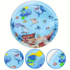 Inflatable Water Pad 36 6inch Tummy Time Crawling Pad Outdoor Activity Game