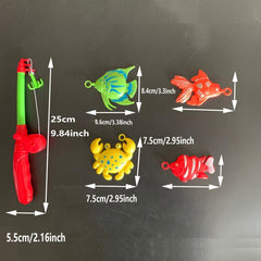 Magnetic Fishing Toy Game For Kids - Water Table Bathtub Party Toy