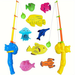 Magnetic Fishing Pool Game For Kids Water Table Bathtub Party Toys