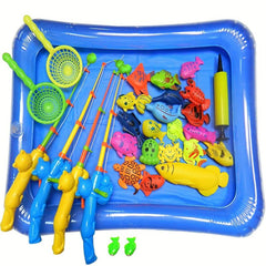 Magnetic Fishing Pool Game For Kids Water Table Bathtub Party Toys