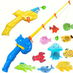 Magnetic Fishing Pool Game For Kids Water Table Bathtub Party Toys