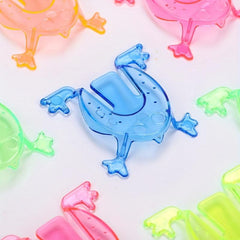 100pcs Leaping Frog Toys Transparent Plastic Parent Child Toy