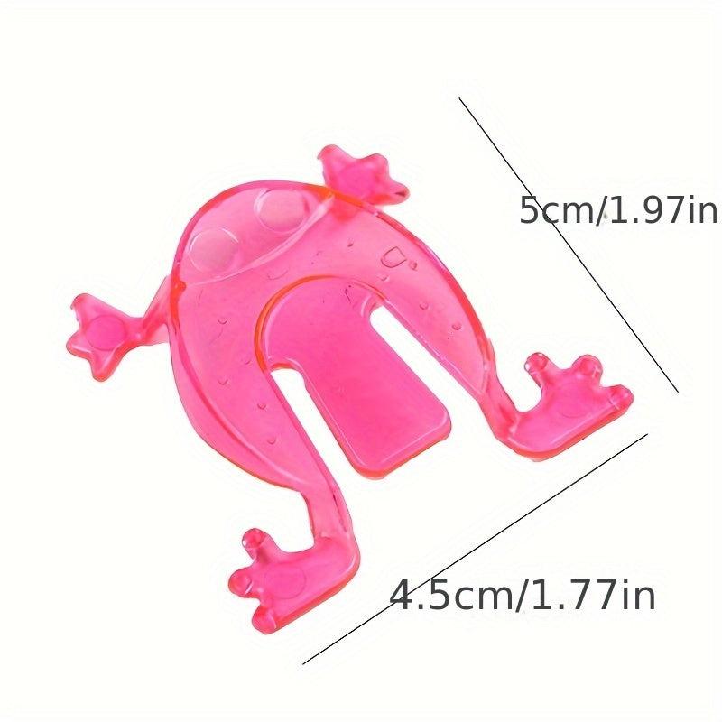 100pcs Leaping Frog Toys Transparent Plastic Parent Child Toy