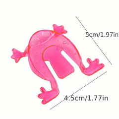 100pcs Leaping Frog Toys Transparent Plastic Parent Child Toy