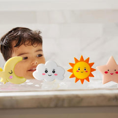 7 Colors Flashing Light Up Bath Toys for Baby Toddler Infants Kids