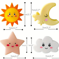7 Colors Flashing Light Up Bath Toys for Baby Toddler Infants Kids