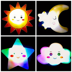 7 Colors Flashing Light Up Bath Toys for Baby Toddler Infants Kids