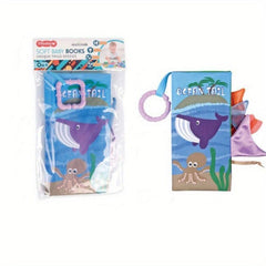 Colorful Animal Tail Cloth Book With Sound
