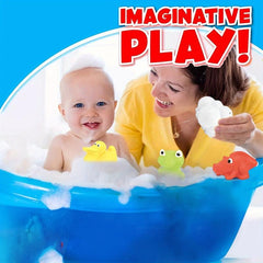 9 Pcs Bath Toys with Floating Boats Mold for Infants Eco Friendly Non Toxic