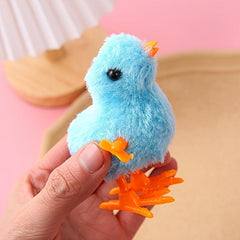 1Pc 2Pcs Wind Up Plush Mouse&Jumping Toys Plush Chicks Classroom Prizes