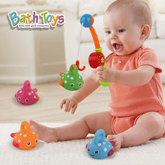 Swimming Whale Bath Toy Fishing Game for Kids