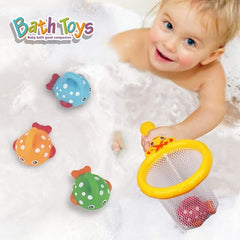 Swimming Whale Bath Toy Fishing Game for Kids