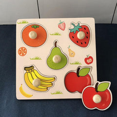Wooden Puzzle Building Blocks for Early Education Fun