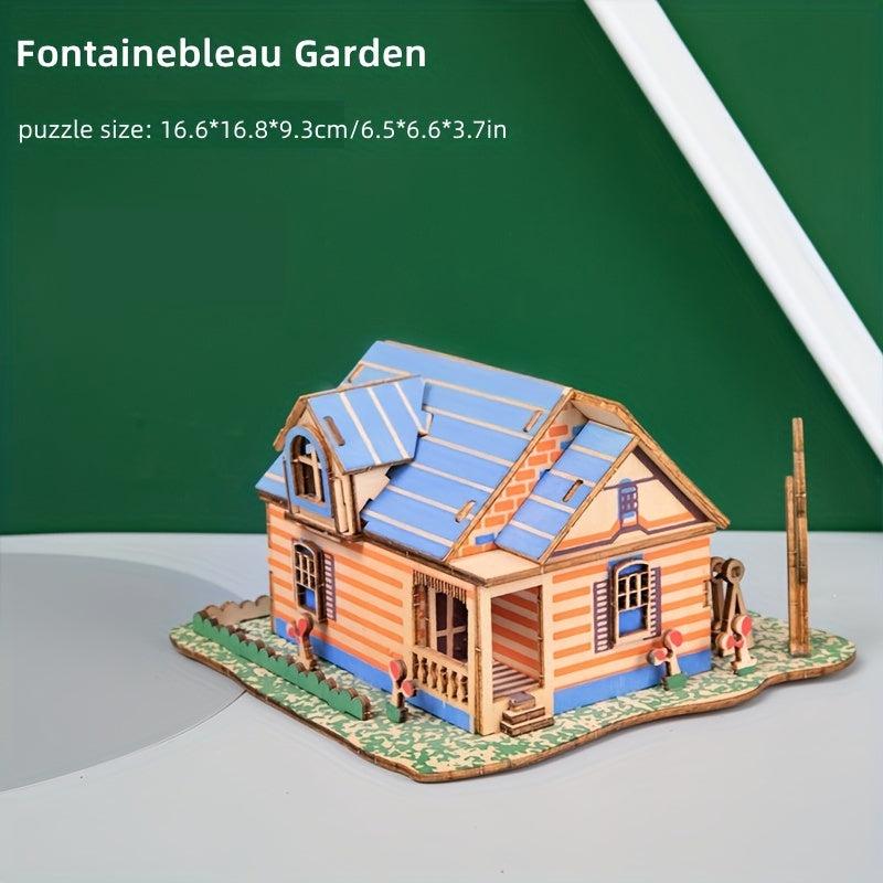 3D DIY Puzzle Model Mechanical Toy Building Game Wooden Crafts