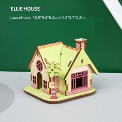 3D DIY Puzzle Model Mechanical Toy Building Game Wooden Crafts