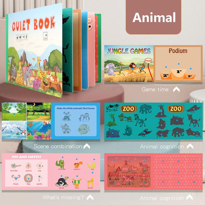 Quiet Paste Busy Book Puzzle Game Kids Educational Toys