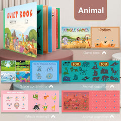 Quiet Paste Busy Book Puzzle Game Kids Educational Toys