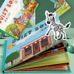 Quiet Paste Busy Book Puzzle Game Kids Educational Toys