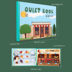 Quiet Paste Busy Book Puzzle Game Kids Educational Toys
